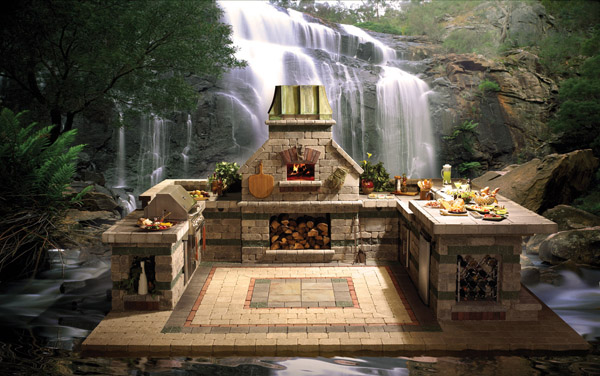 Amazing outdoor kitchen