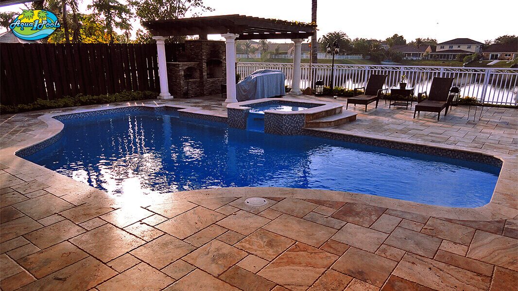 Miami, FL pool company Aqua 1 Pools & Spas