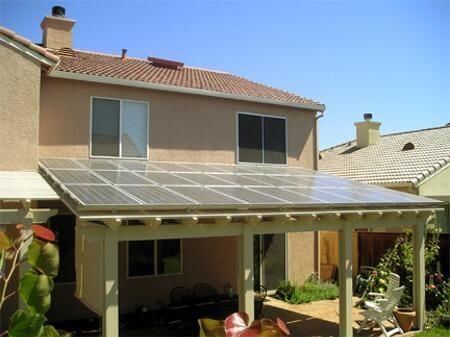 Solar Panel Patio Cover
